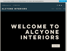 Tablet Screenshot of alcyones.com